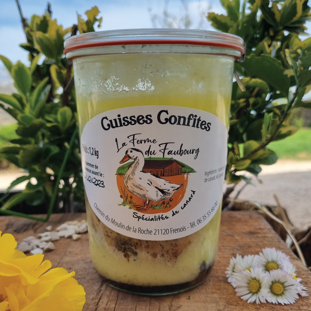 Cuisses de canard confites Ferme de la Motte Giron
